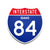 Interstate 84 Idaho road sign replica front view