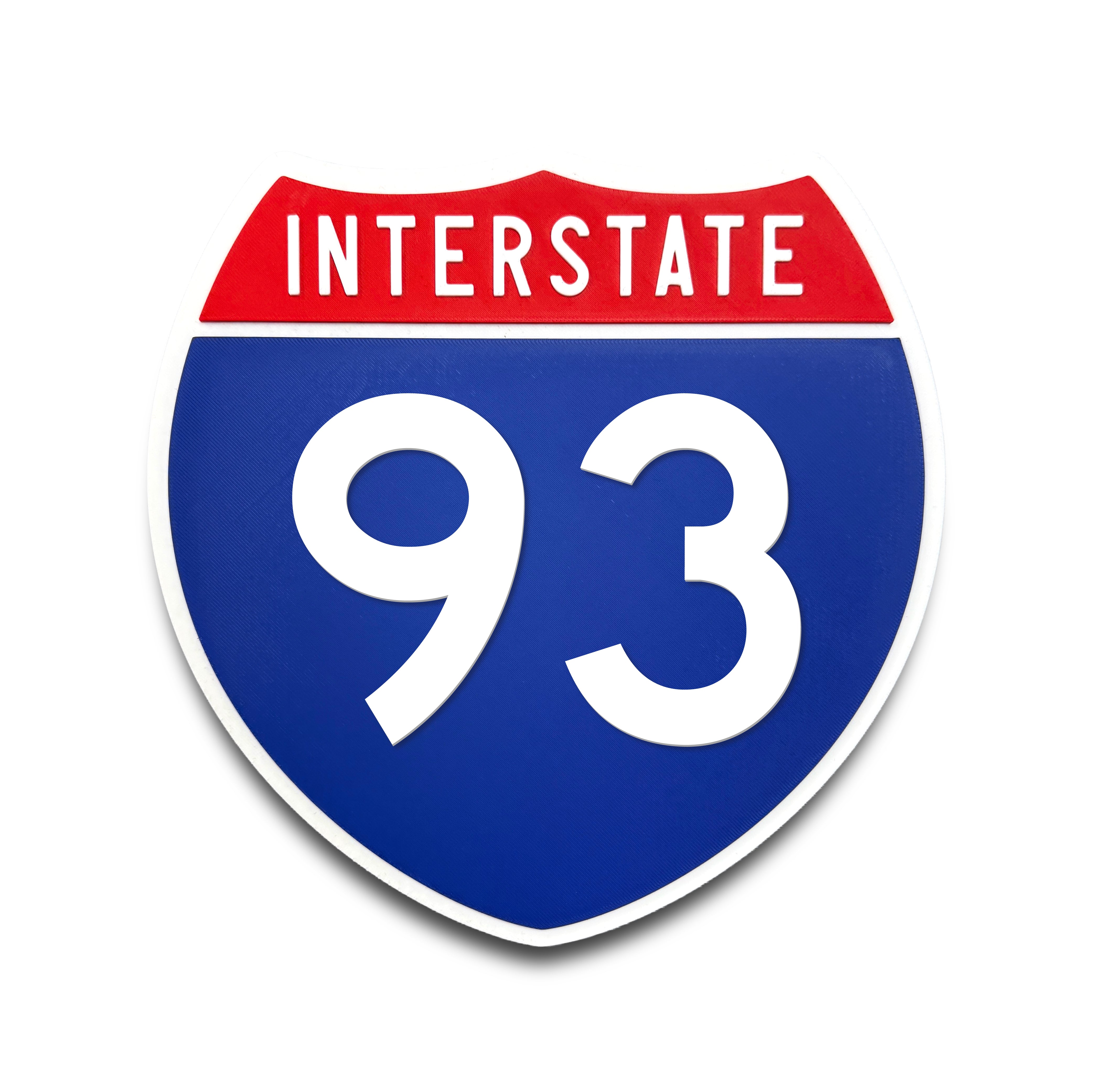 Interstate 93 Road Sign Replica – Indoor Wall Decor