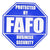 FAFO Business Security Sign – Black or Blue – product image 4