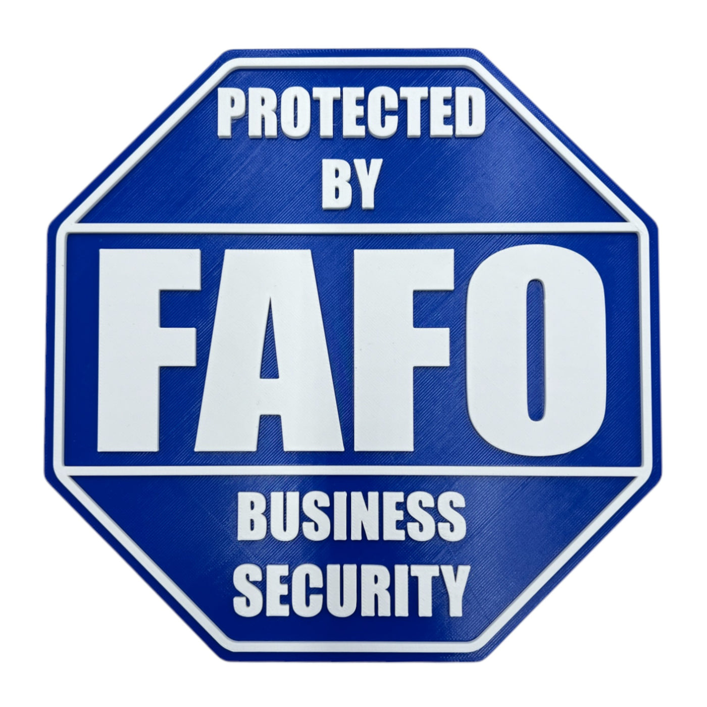 FAFO Business Security Sign – Black or Blue – product image 2