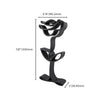 Rose Bloom Sculpture, Minimalist Line Art, Rose Silhouette, Elegant Floral Home Decor, Modern Hobbies, Desk Line Art
