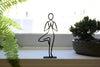Yoga Tree Pose Decor, Minimalist Line Art, Mindfulness & Elegant Home Decor, Modern Hobbies, Desk Line Art