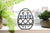 Geometric Pattern Easter Egg, Minimalist Line Art, Silhouette Statue, Festive Holiday Home Decor, Modern Hobbies, Desk Line Art