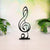 Treble Clef Staff Decor, Minimalist Line Art, Music Enthusiasts Home Decor, Modern Hobbies, Desk Line Art
