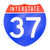 Interstate 37 Road Sign Replica – Personalized Travel Sign | Home & Office Wall Decor (8.54” x 8.53”)
