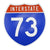 Interstate 73 Road Sign Replica – Personalized Travel Sign | Home & Office Wall Decor (8.54” x 8.53”)
