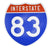 Interstate 83 Road Sign Replica – Personalized Travel Sign | Home & Office Wall Decor (8.54” x 8.53”)