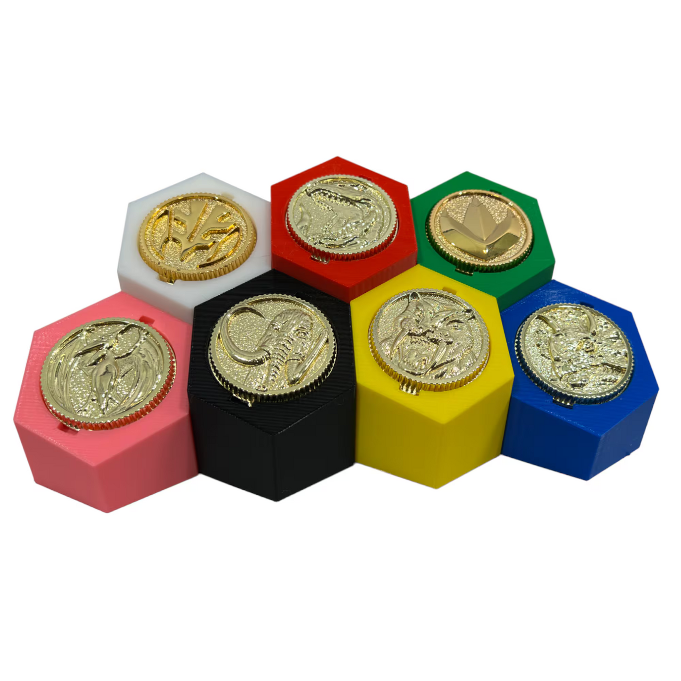 Lightning Collection MMPR Coin Display Stands – product image 3