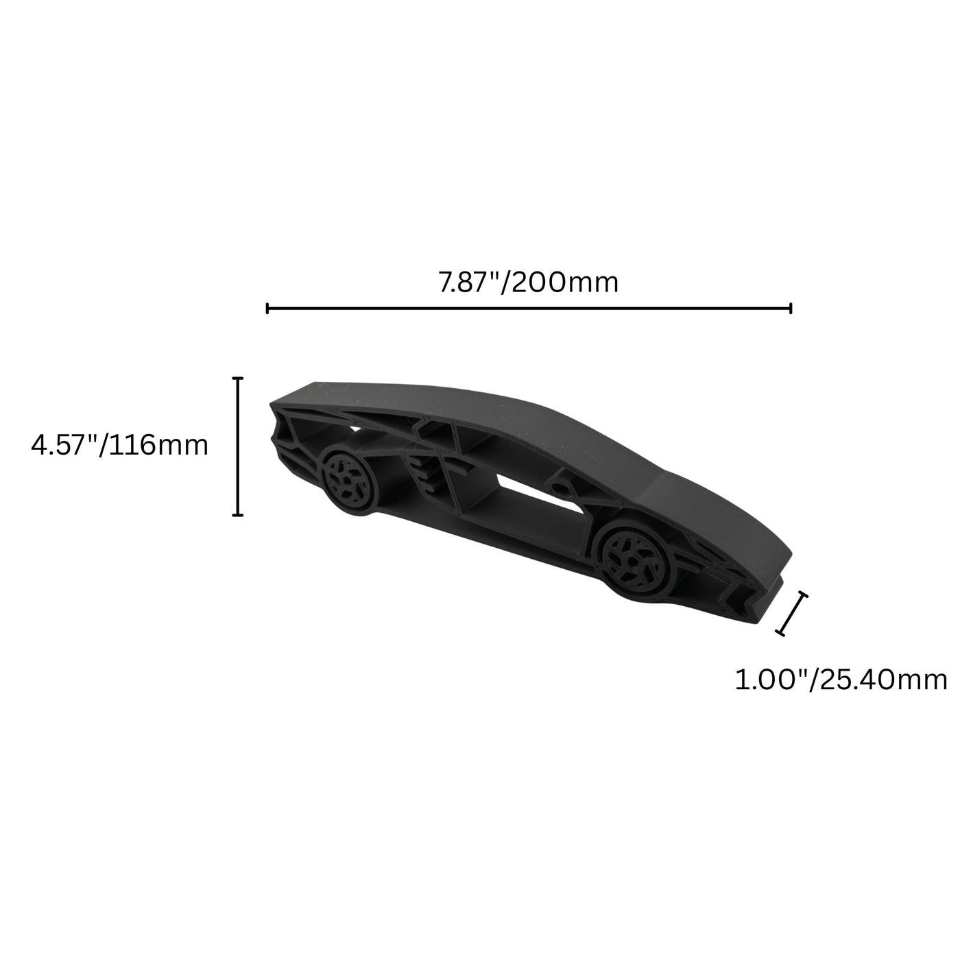 Lamborghini Side View Line Art Car Sculpture – product image 2