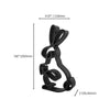 Perching Rabbit Sculpture, Minimalist Line Art Rabbit, Whimsical Bunny Home Decor, Modern Hobbies, Desk Line Art for Animal Lovers