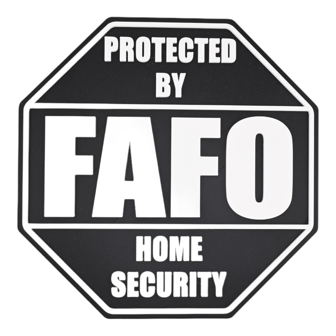 FAFO Home Security Sign – Black or Blue – product image 8