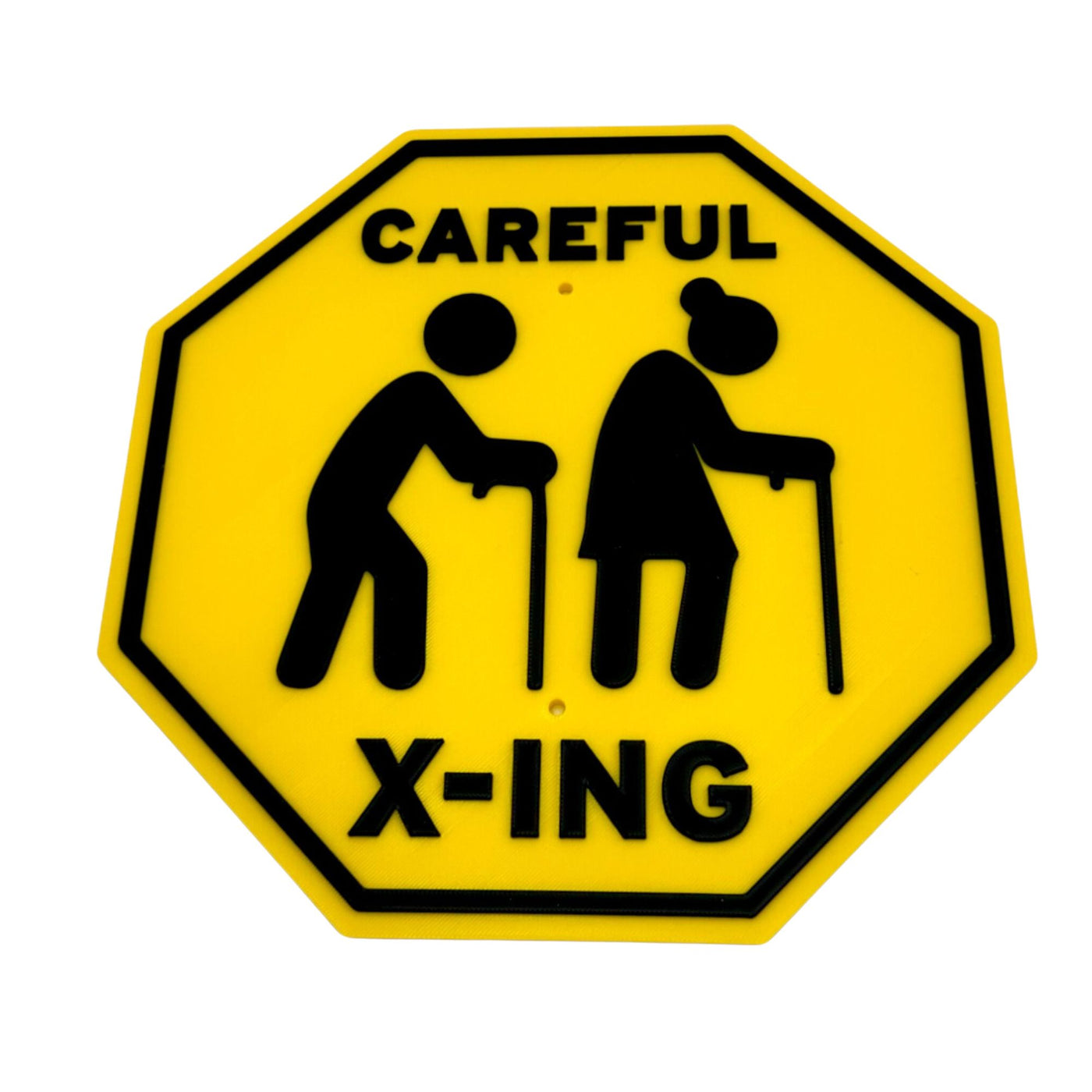 Old Folks Crossing Novelty Sign – product image 1